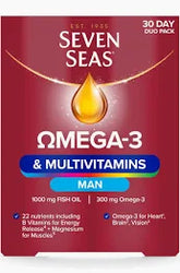 Seven Seas Omega 3 & Multivit Man